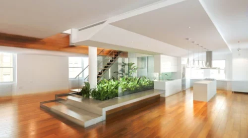 modern minimalist staircase forestville ca